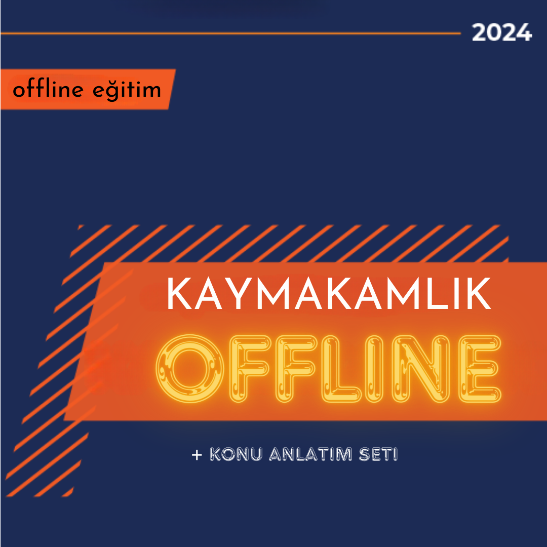 2024 - Kaymakamlık Offline Ders Paketi